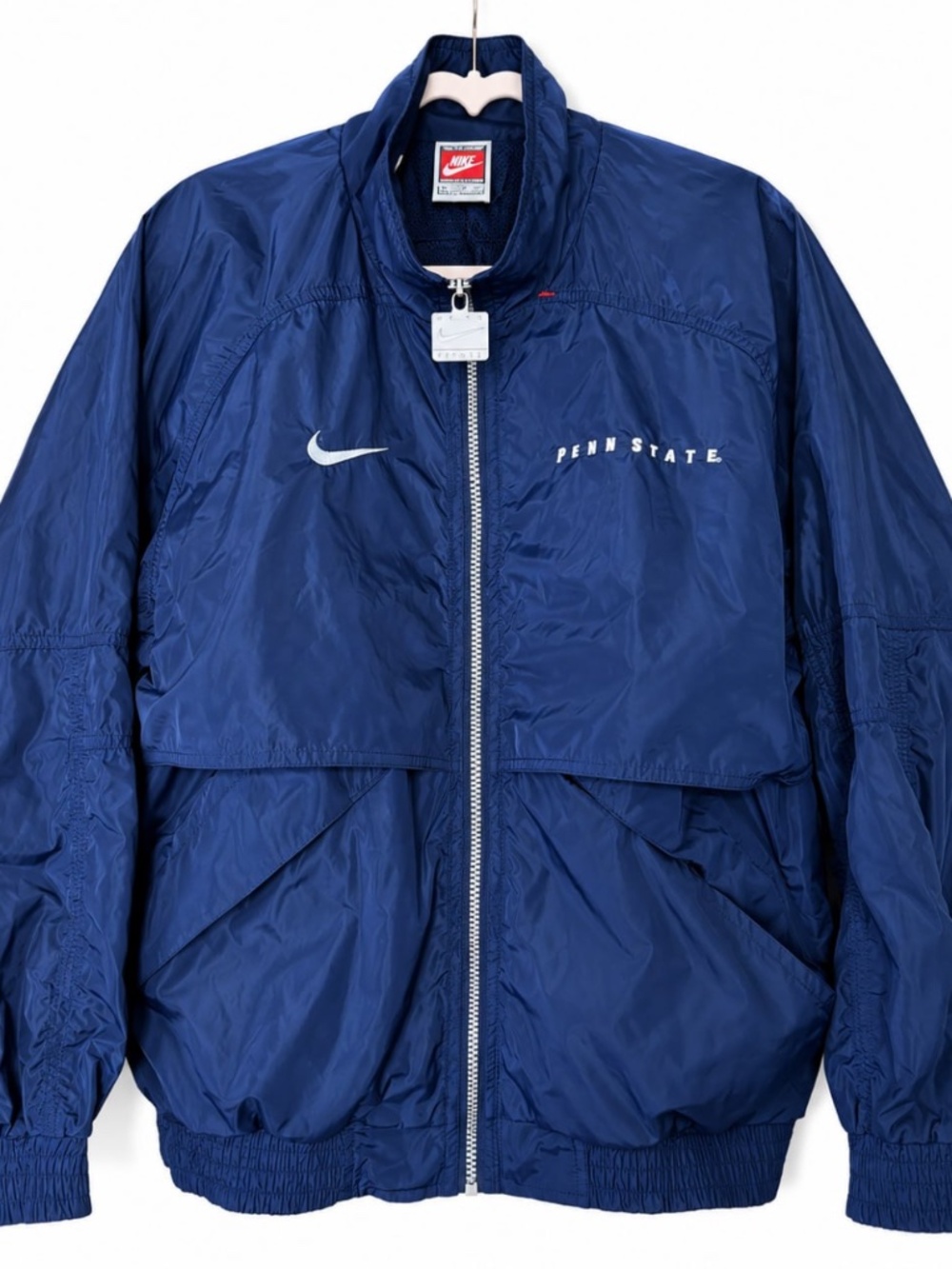 Vintage 90s Nike Team Sports Penn State Windbreaker Jacket Men’s S Navy